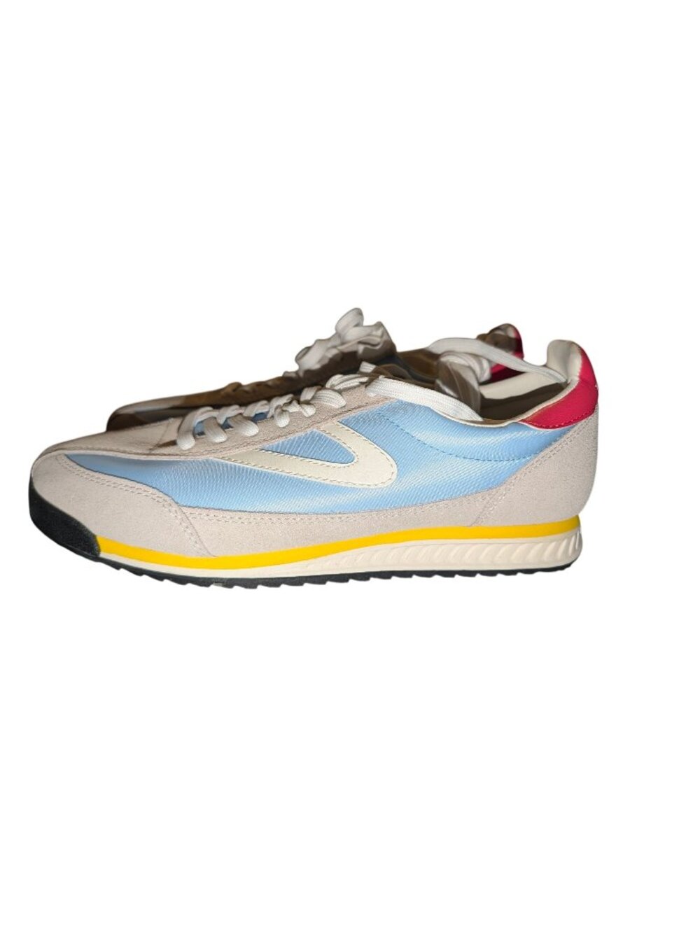 Tretorn Rawlins 2.0 Miami Blue Womens Sneakers Size 8.5 Medium Suede & Textile C